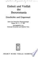 Einheit und Vielfalt der Iberoromania