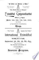 Eisteddfod gydgenedlaethol, Ffair y byd: International Eisteddfod of the World's fair. Souvenir programme