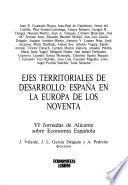 Ejes territoriales de desarrollo