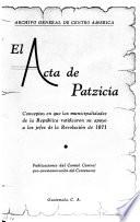El Acta de Patzicía