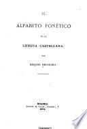 El alfabeto fonético de la lengua castellana