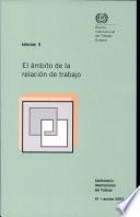 El ámbito de la relación de trabajo. Informe 91 V