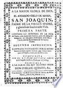 El animado cielo de María, San Joaquín, Padre de la Virgen Madre, y glorioso en su admirable vida