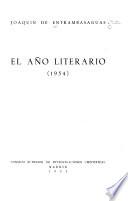 El año literario, 1952-: 1954