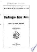 El Arbitraje de Tacna y Arica