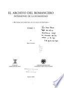 El Archivo del Romancero