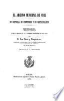 El Archivo Municipal de Vich