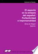 El aspecto en la sintaxis del español