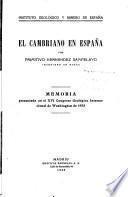 El Cambriano en España