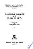 El cardenal Albornoz y el Colegio de España