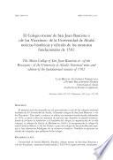 El Colegio menor de San Juan Bautista o de los Vizcaínos de la Universidad de Alcalá: noticias históricas y edición de los estatutos fundacionales de 1592