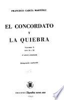El concordato y la quiebra