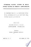 El contador público y la necesidad actual de su intervención en las cuestiones administrativas de los negocios