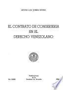El contrato de conserjería en el derecho venezolano