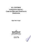 El control constitucional