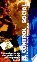El control social de la gestión pública