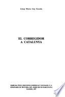 El corregidor a Catalunya
