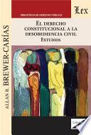 El derecho constitucional a la desobediencia civil