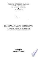 El diaconado femenino