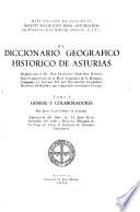 El Diccionario geográfico histórico de Asturias