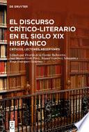 El discurso crítico-literario en el siglo XIX hispánico