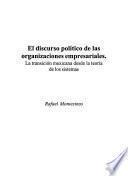 El discurso político de las organizaciones empresariales