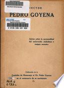 El doctor Pedro Goyena