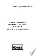 El ejército español durante la Segunda República