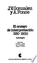 El Ensayo de interpretación, 1910-1930