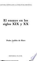 El ensayo en los siglos XIX y XX