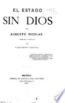 El estado sin Dios