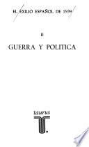 El Exilio español de 1939 [i.e. mil novecientos treinta y nueve