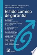 EL FIDEICOMISO DE GARANTÍA. Análisis integral. Función y régimen