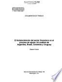 El fortalecimiento del sector financiero en el proceso de ajuste