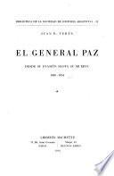El general Paz desde su evasión hasta su muerte, 1840-1854