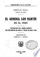 El general San Martín en el Perú
