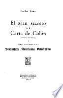 El gran secreto de la Carta de Colón