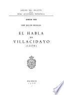 El habla de Villacidayo, León