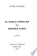 El habla popular de Buenos Aires