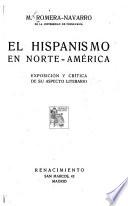 El hispanismo en Norte-América