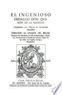 El ingenioso caballero don Quijote de la Mancha