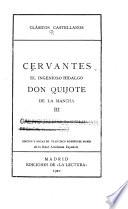 El ingenioso hidalgo Don Quijote de la Mancha