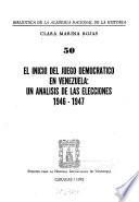 El inicio del juego democrático en Venezuela