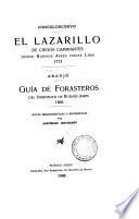 El lazarillo de ciegos caminantes desde Buenos Aires hasta Lima, 1773