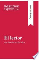 El lector de Bernhard Schlink (Guía de lectura)
