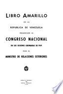 El libro amarillo de los Estados Unidos de Venezuela