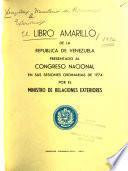 El libro amarillo de los Estados Unidos de Venezuela