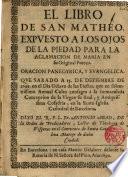 El libro de San Matheo