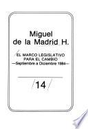 El marco legislativo para el cambio