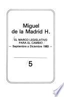 El marco legislativo para el cambio